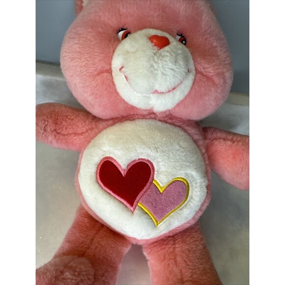 Care Bears Love-A-Lot Bear Pink 13" Plush Talking Stuffed Animal 2003 Works - Picture 8 of 13